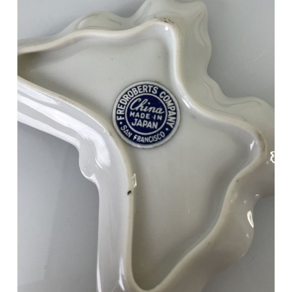 Vintage Fred Roberts San Francisco Nesting Butterfly Trinket Dishes Made Japan - Picture 9 of 12